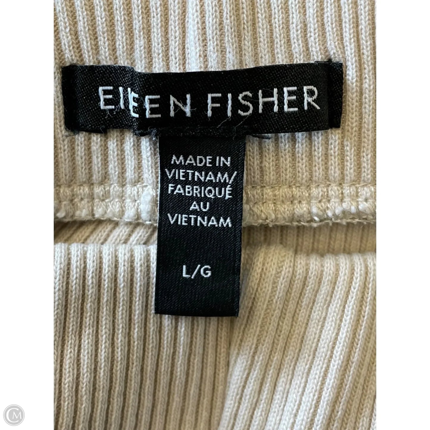 Pants Cropped By Eileen Fisher In Beige, Size: L