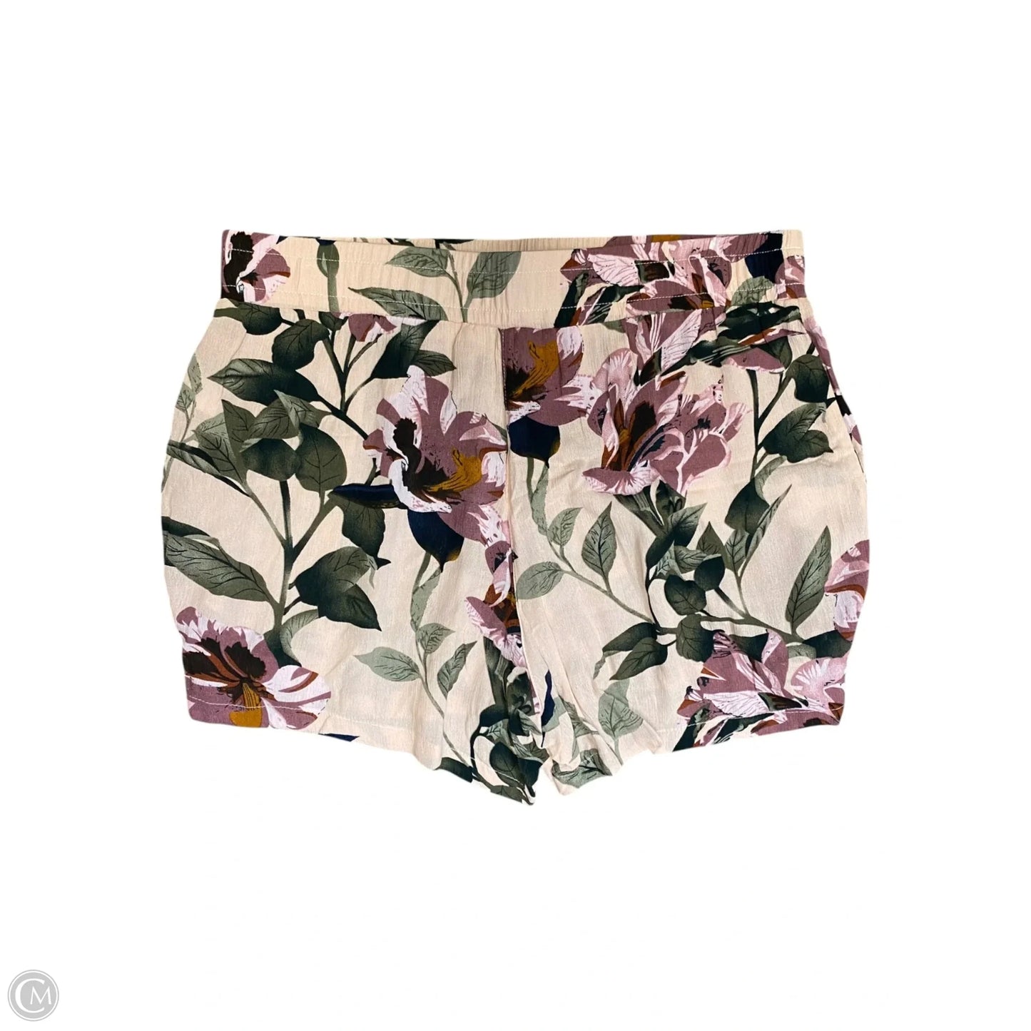 Top 2pc Short Sleeve By Bohme In Floral Print, Size: L