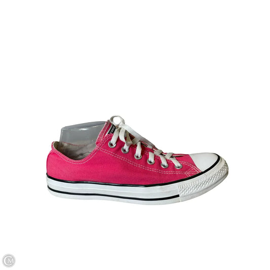 Shoes Flats By Converse In Pink & White, Size: 10