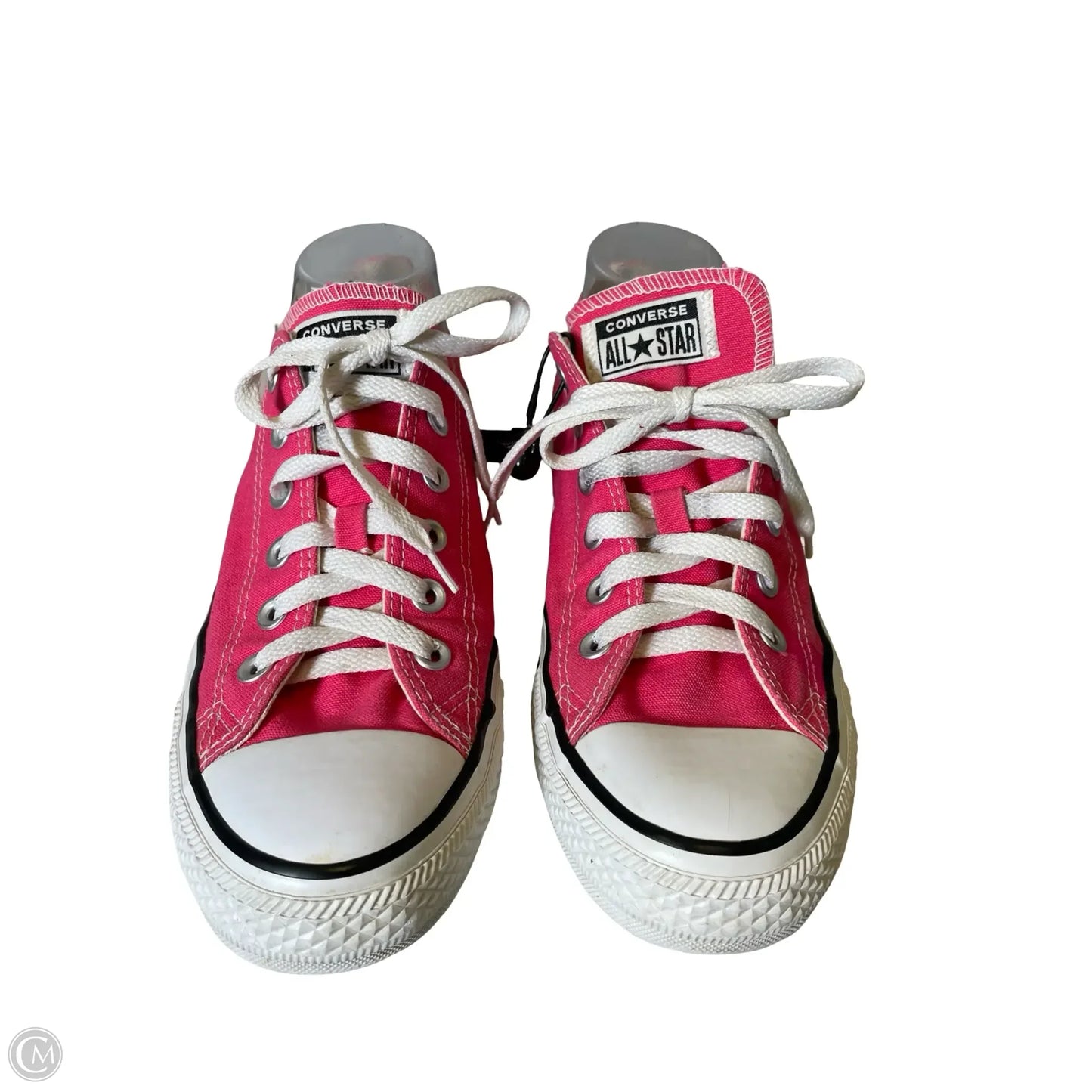 Shoes Flats By Converse In Pink & White, Size: 10