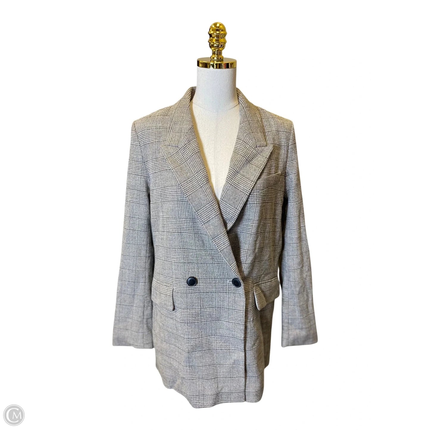 Blazer By H&m In Cream, Size: S