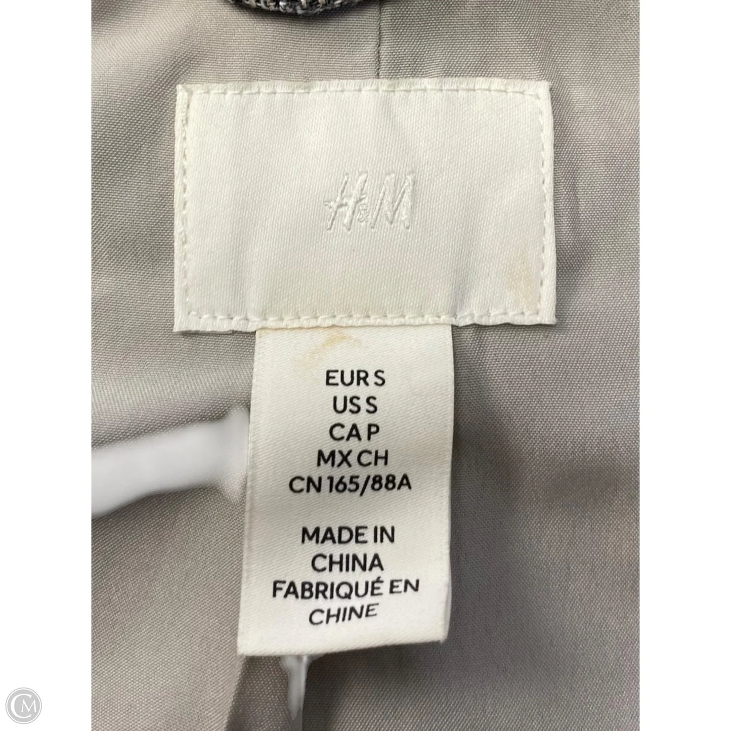 Blazer By H&m In Cream, Size: S