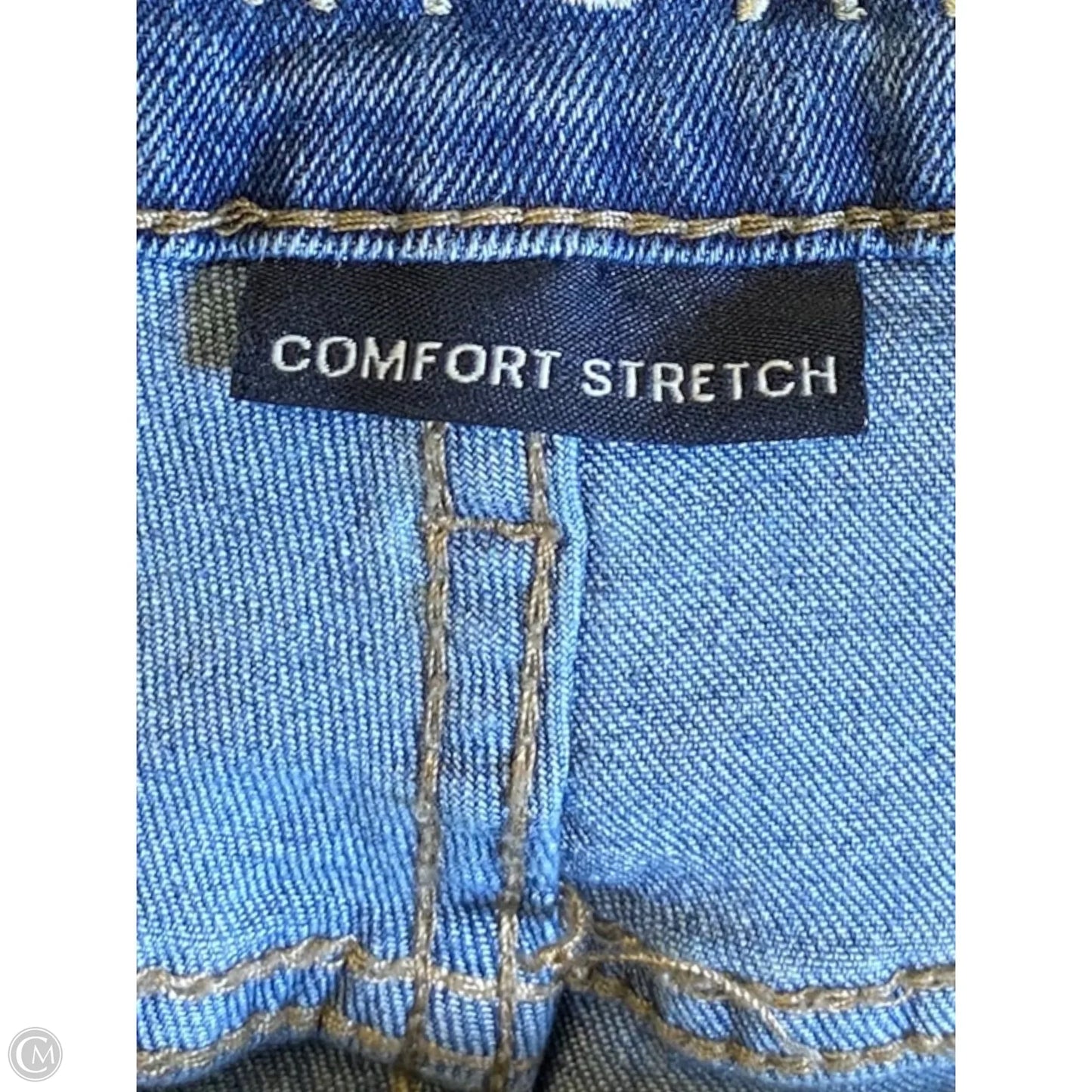 Jeans Straight By American Rag In Blue Denim, Size: 14