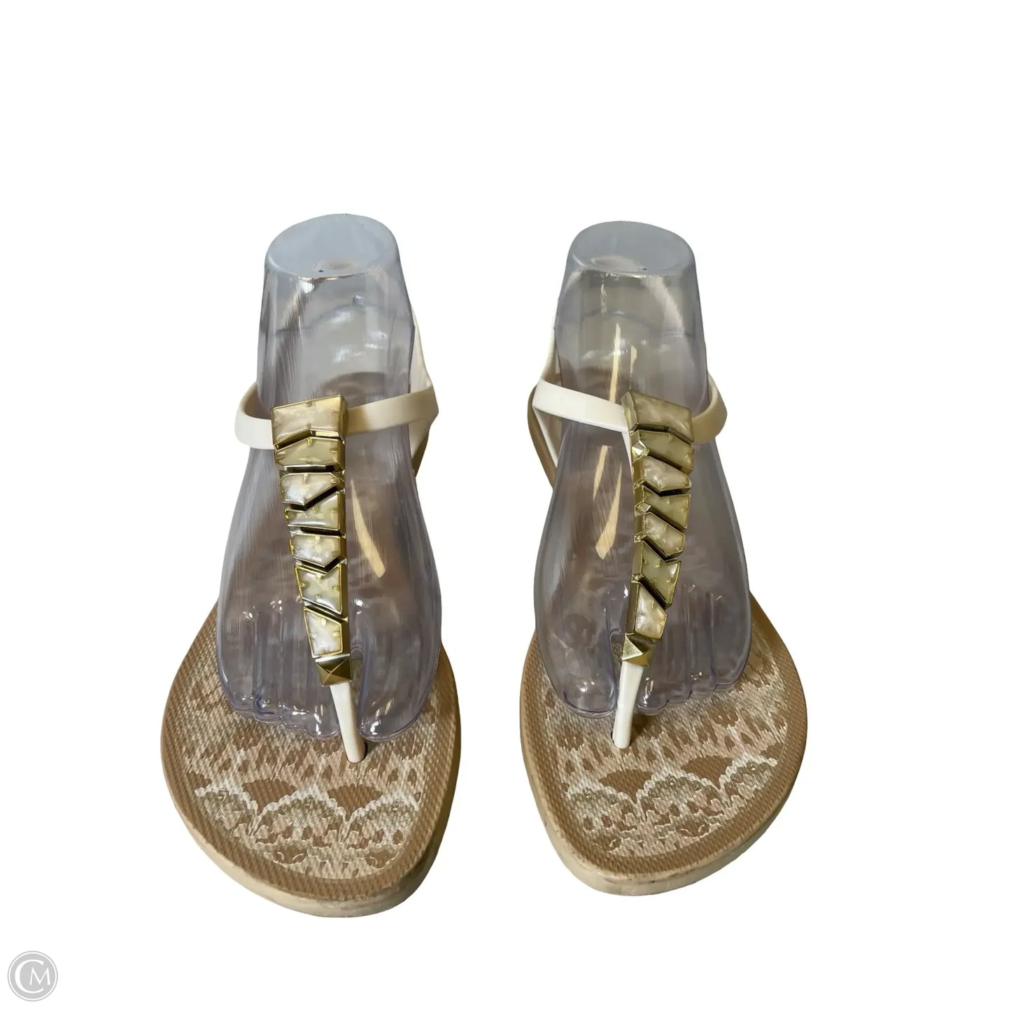 Sandals Flats By American Eagle In Cream, Size: 9