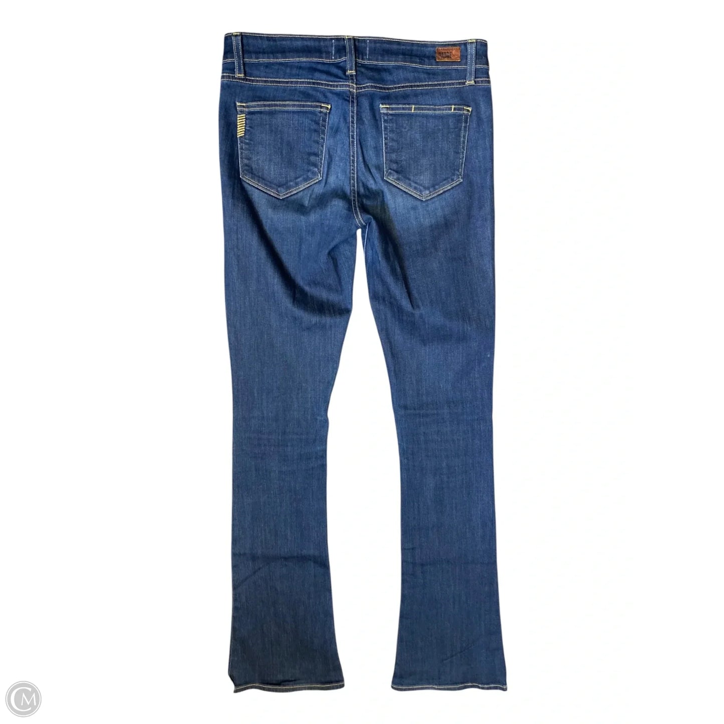 Jeans Boot Cut By Paige In Blue Denim, Size: 8