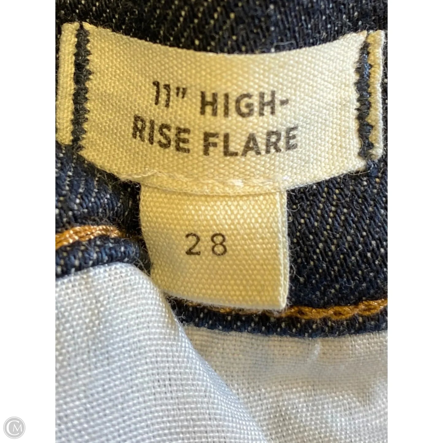 Jeans Straight By Madewell In Blue Denim, Size: 6