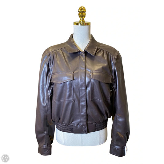 Jacket Designer By Jason Wu In Brown, Size: L