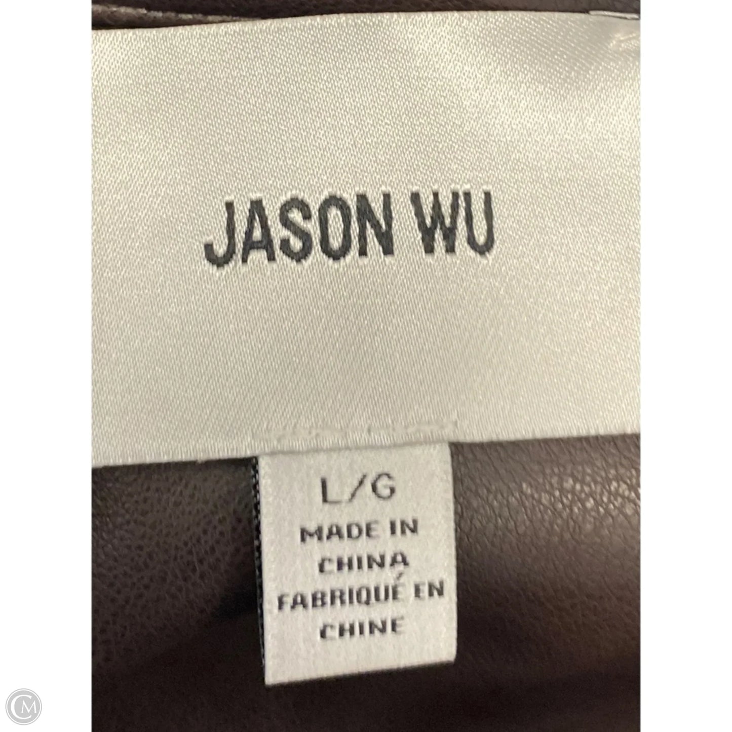 Jacket Designer By Jason Wu In Brown, Size: L
