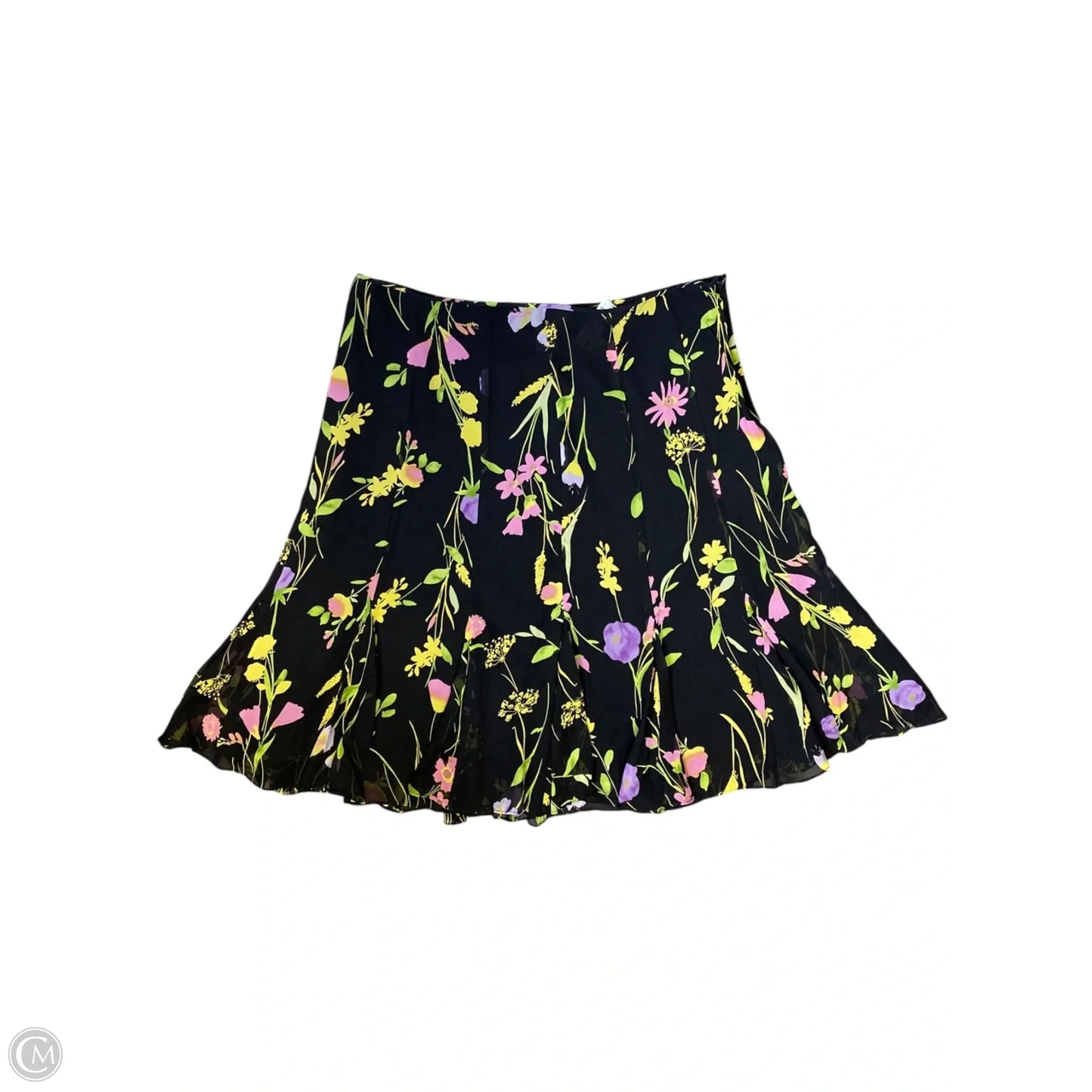 Skirt Midi By Clothes Mentor In Floral Print, Size: L