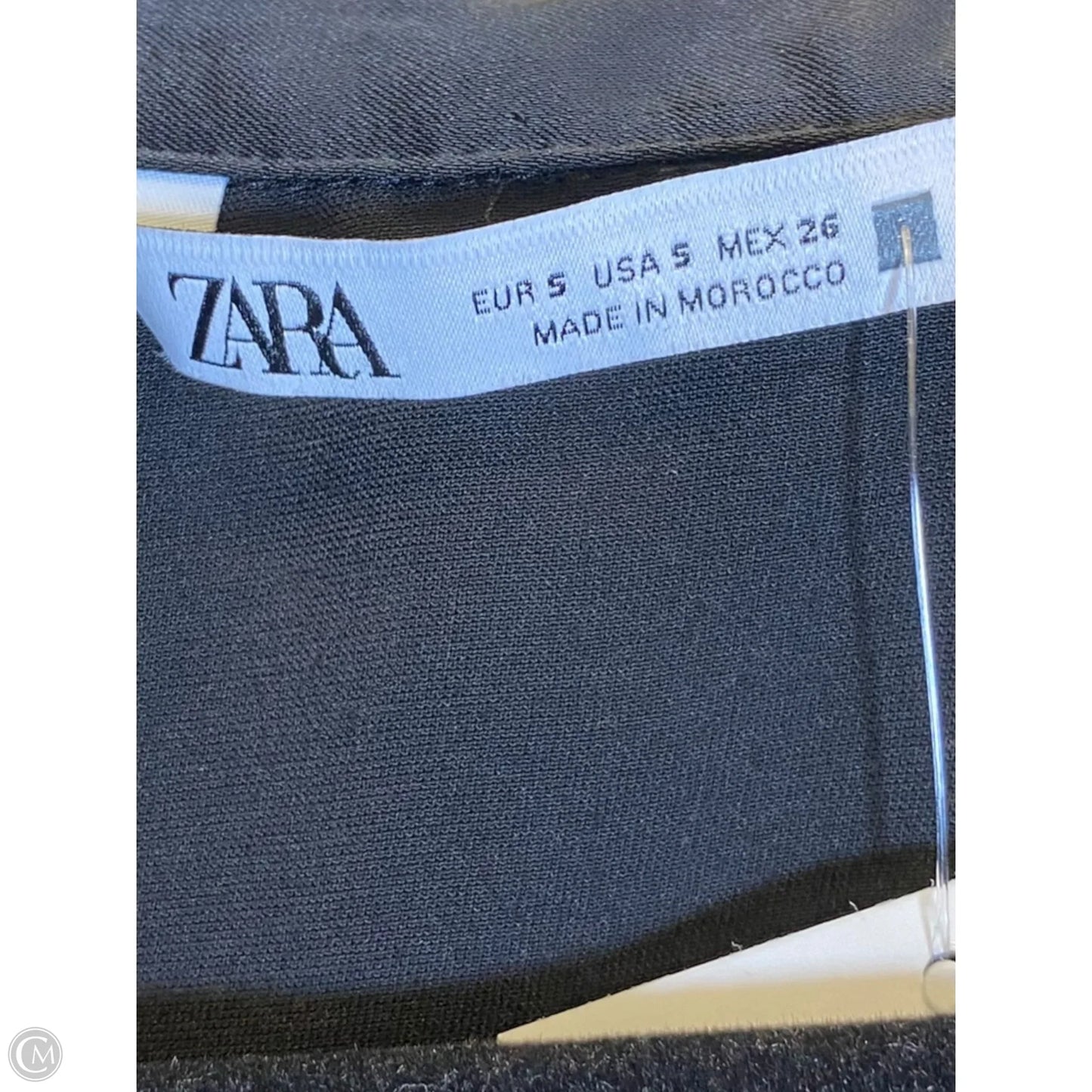 Dress Casual Midi By Zara In Black, Size: S