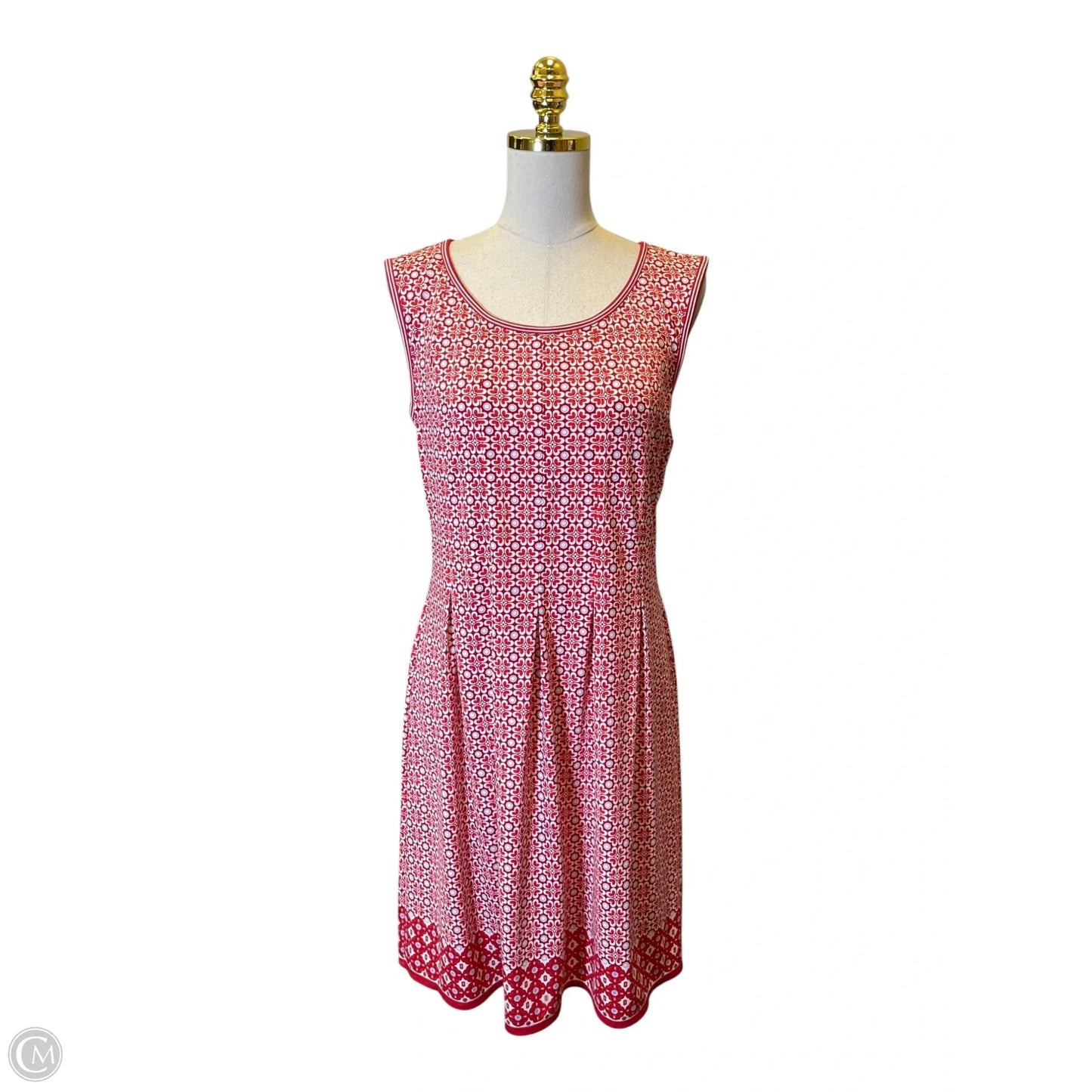 Dress Casual Midi By Max Studio In Red, Size: L