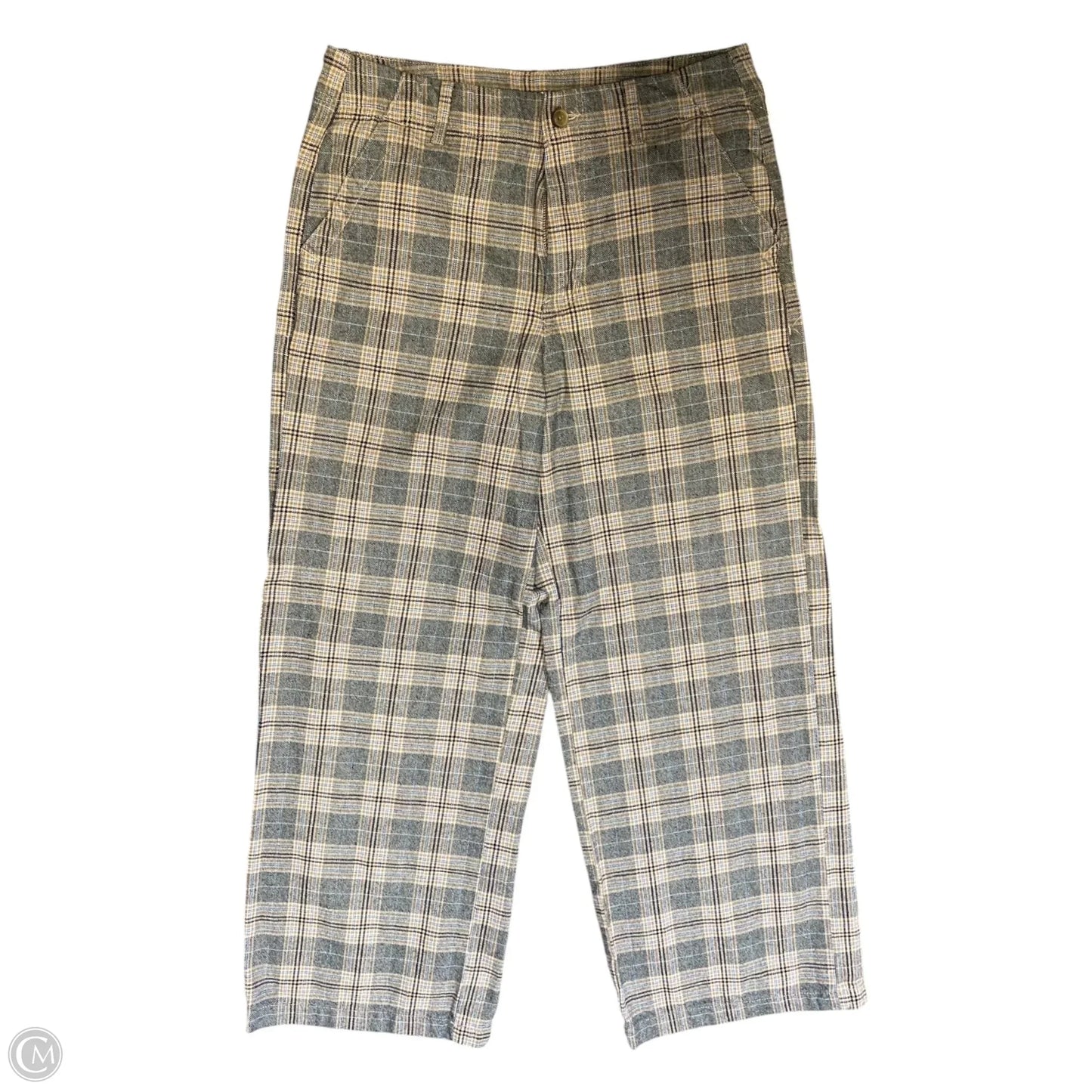 Pants Dress By American Eagle In Plaid Pattern, Size: 10
