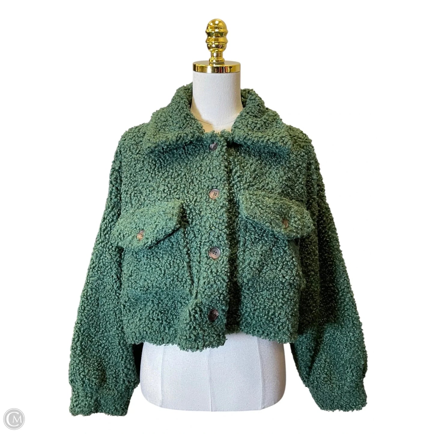 Jacket Other By Double Zero In Green, Size: M