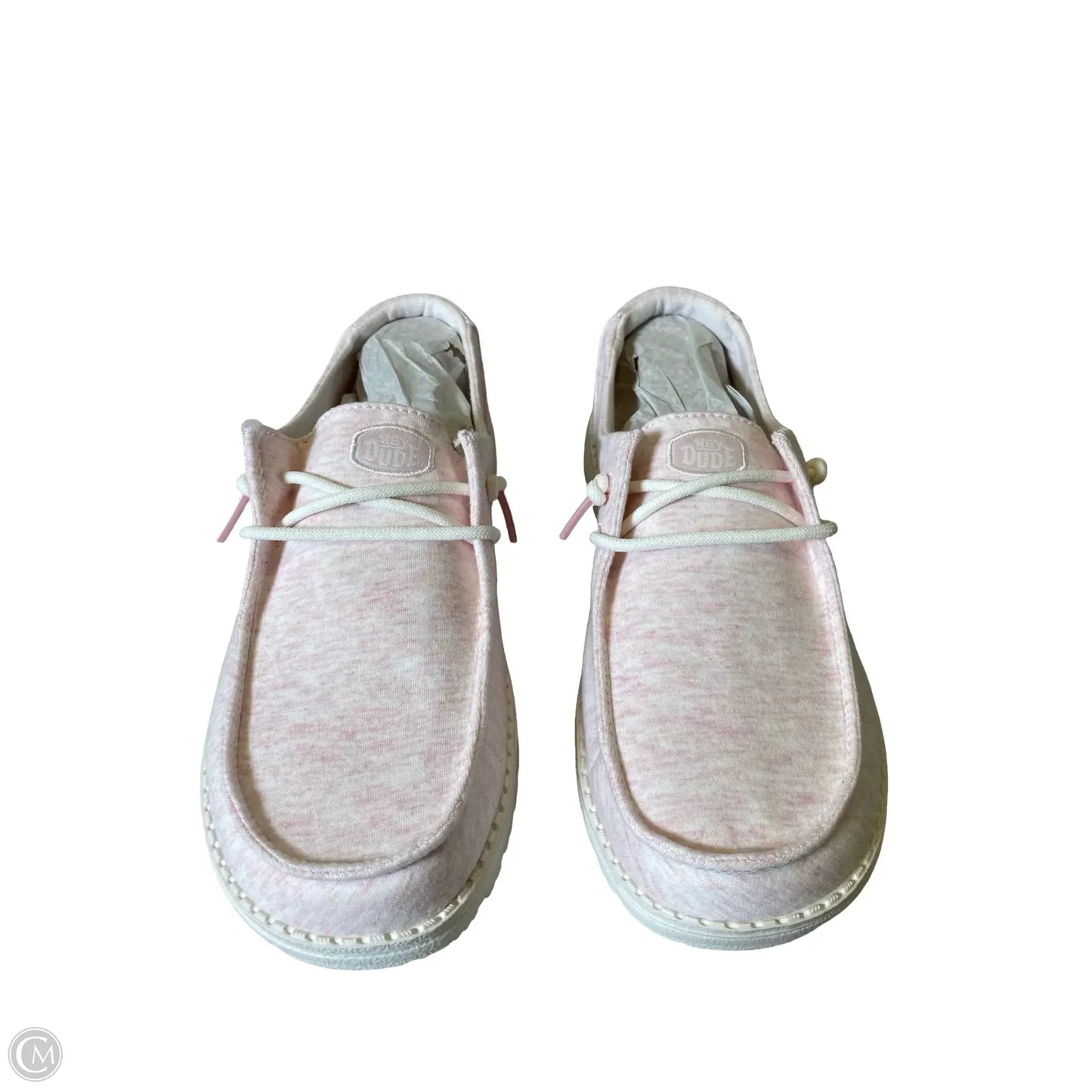 Shoes Flats By Hey Dude In Pink, Size: 8