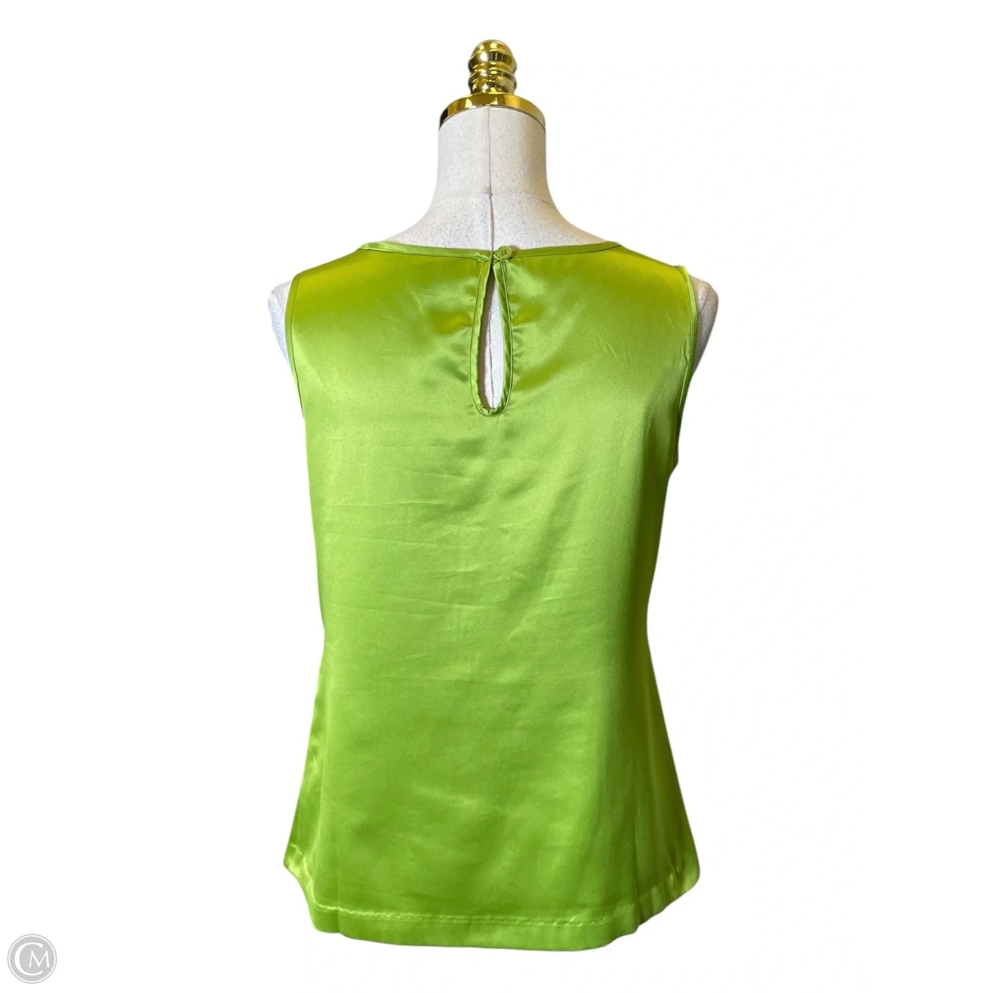 Top Sleeveless By Banana Republic In Green, Size: S
