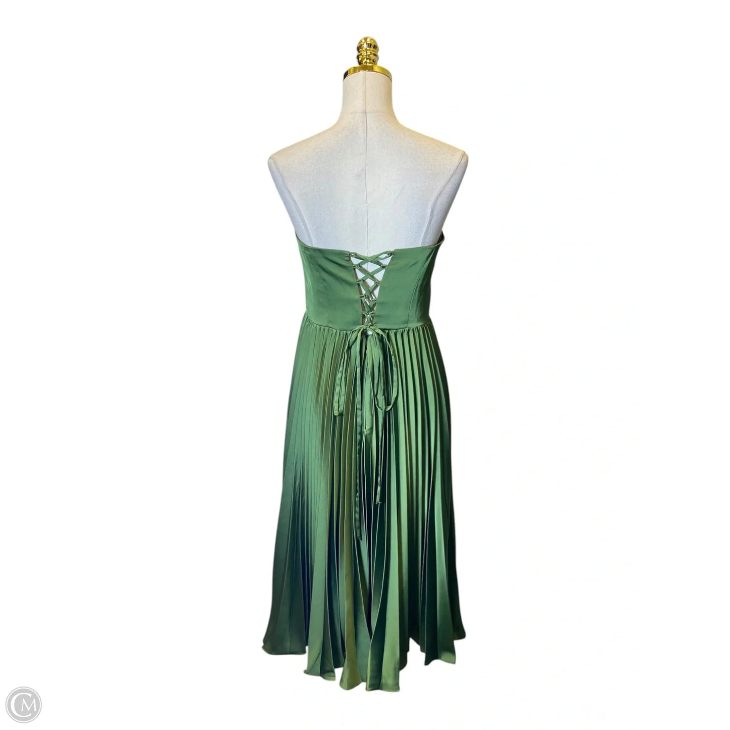 Dress Casual Midi By Clothes Mentor In Green, Size: L