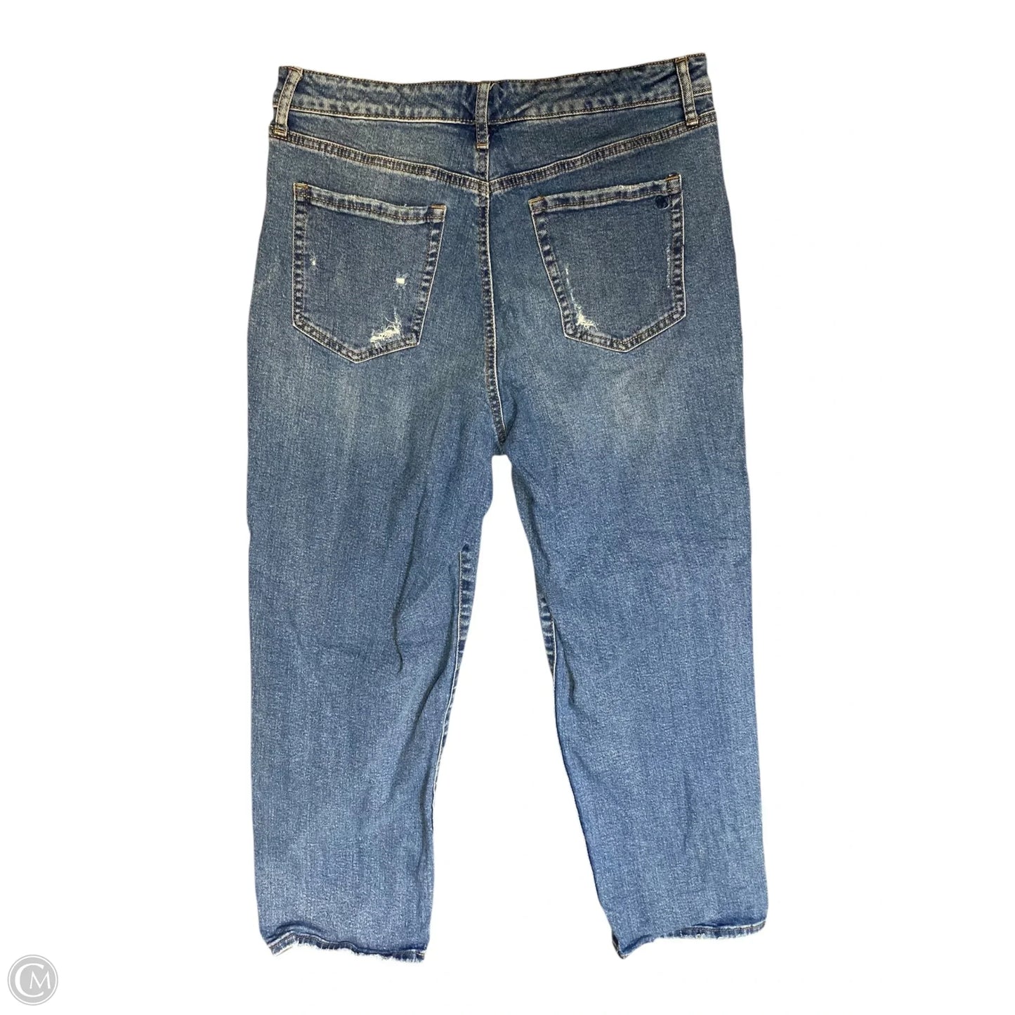 Jeans Straight By Jessica Simpson In Blue Denim, Size: 12