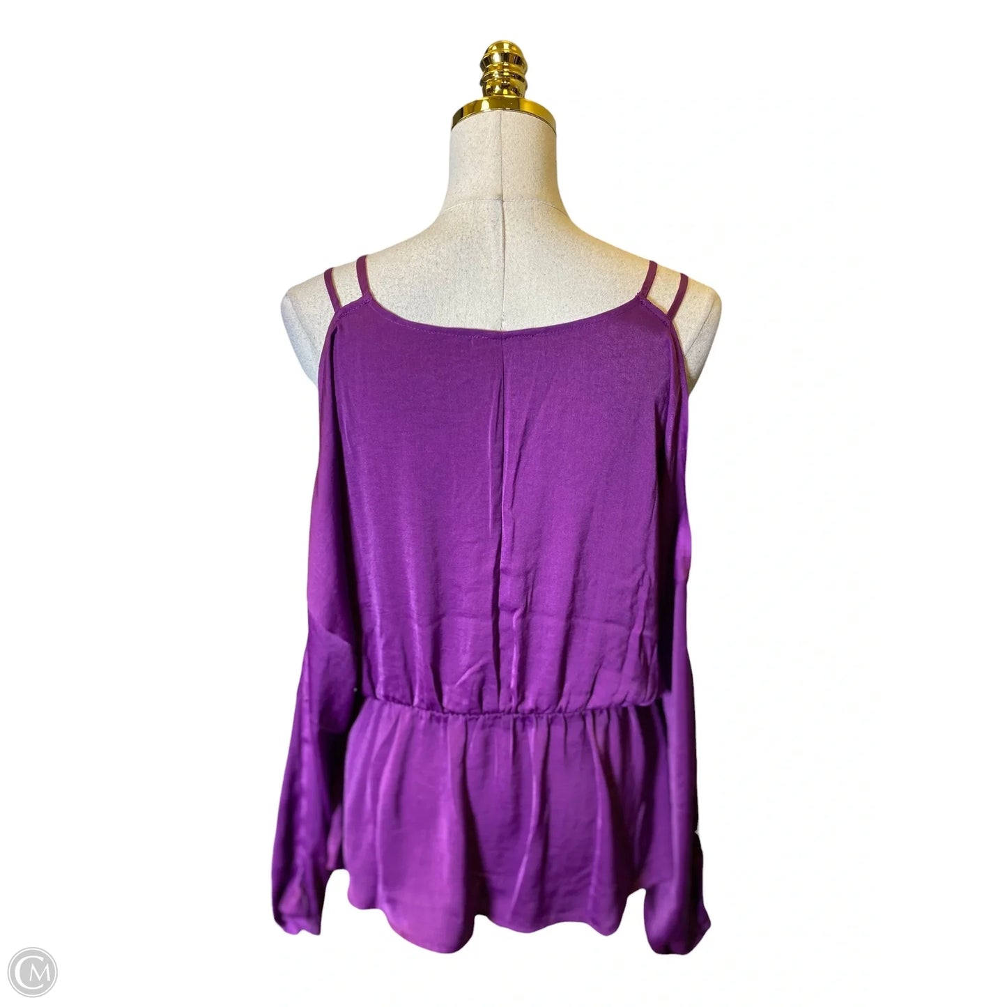 Top Long Sleeve By Venus In Purple, Size: S