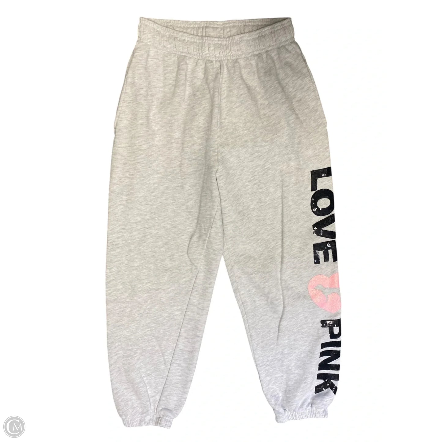 Pants Joggers By Pink In Grey, Size: S