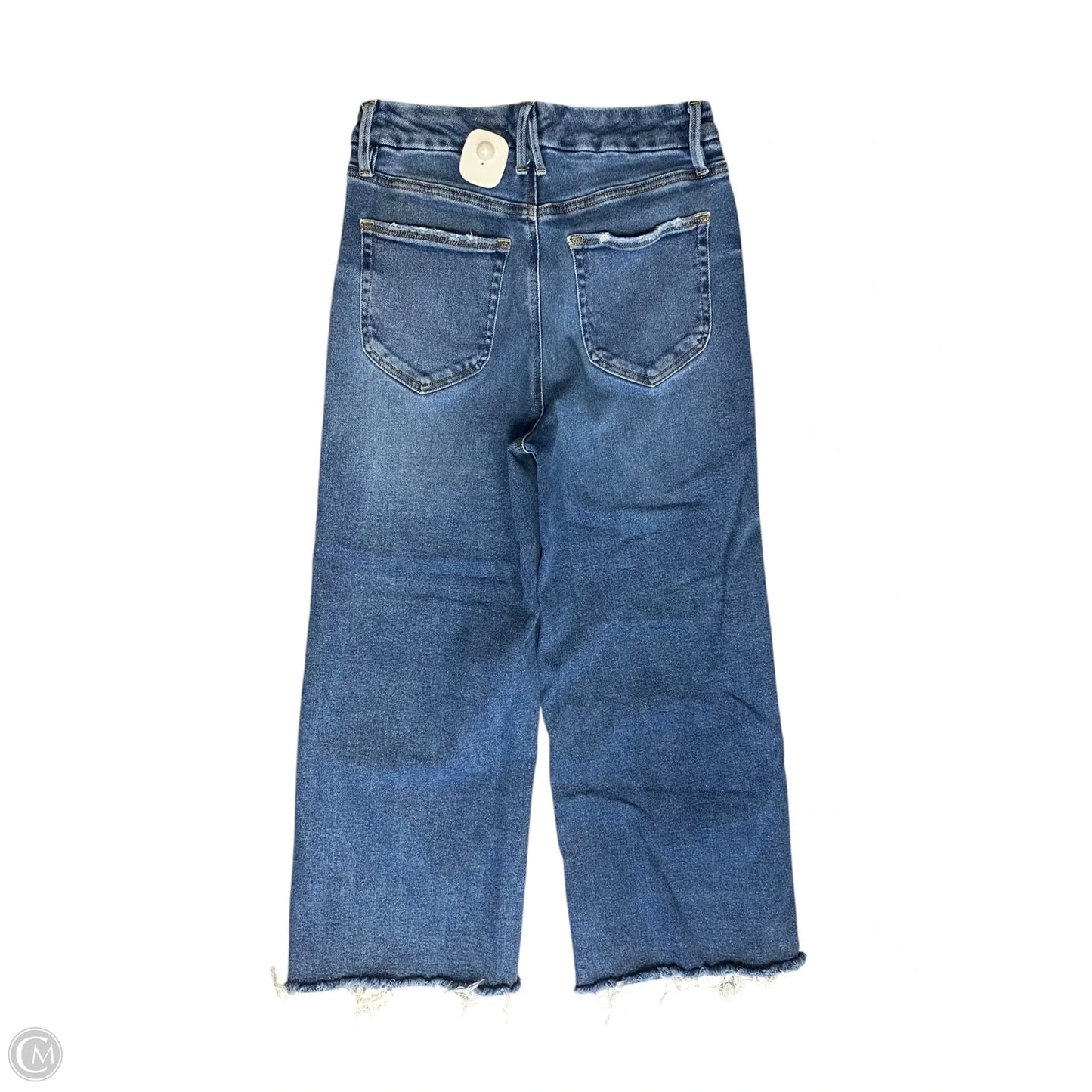Jeans Straight By Good American In Blue Denim, Size: 8