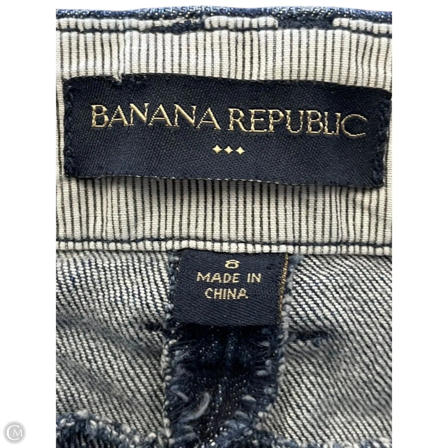 Jeans Boot Cut By Banana Republic In Blue Denim, Size: 8