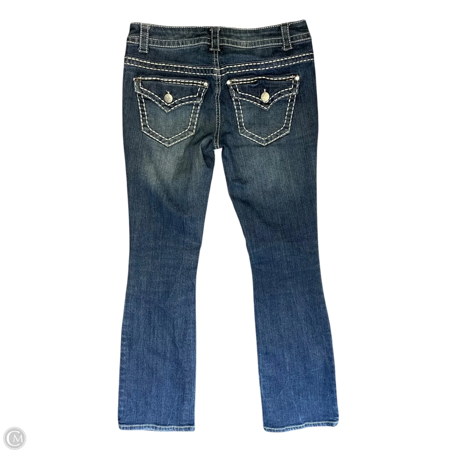 Jeans Boot Cut By Clothes Mentor In Blue Denim, Size: 4