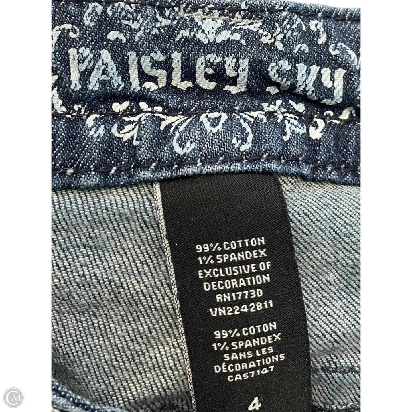 Jeans Boot Cut By Clothes Mentor In Blue Denim, Size: 4