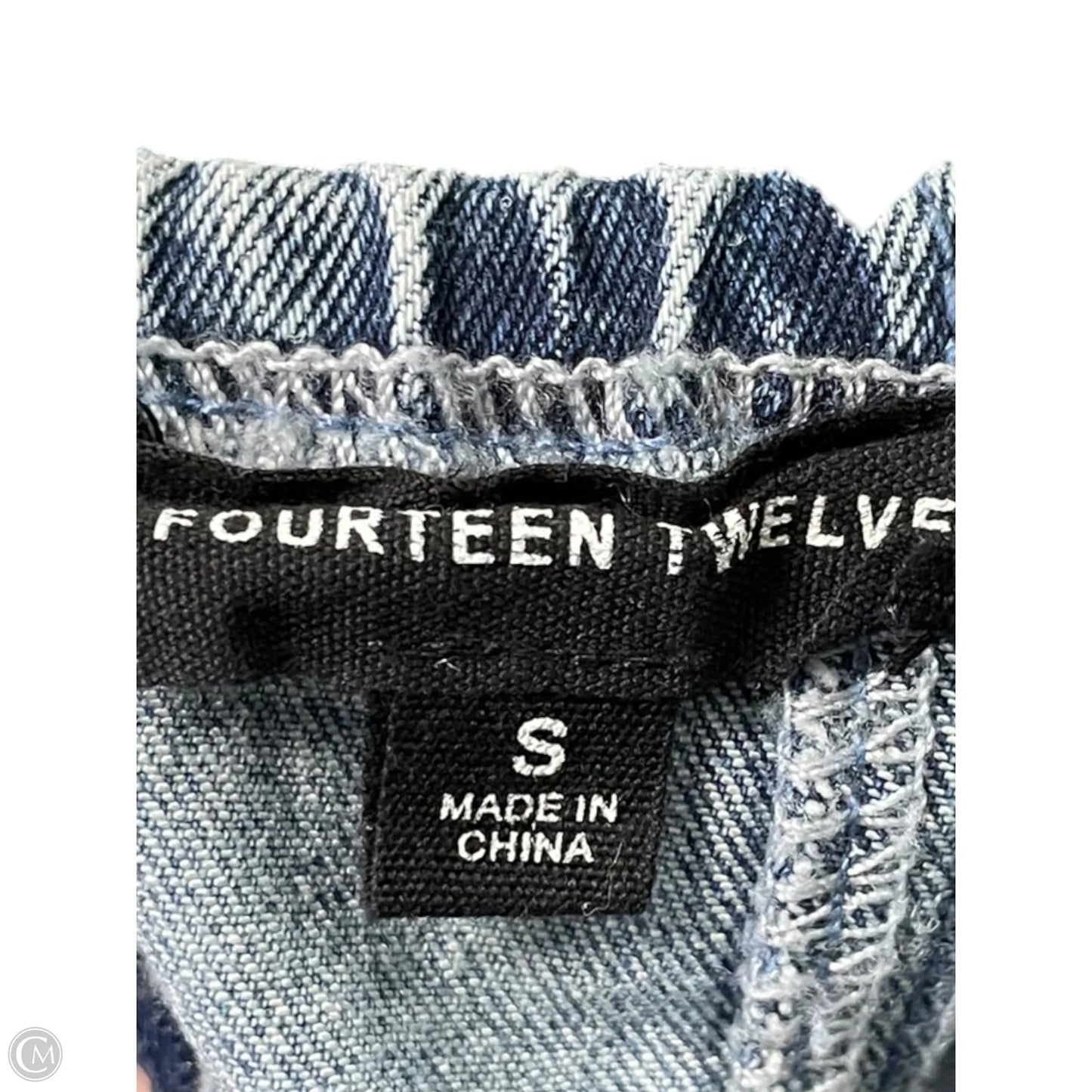 Jumpsuit By Clothes Mentor In Blue Denim, Size: S