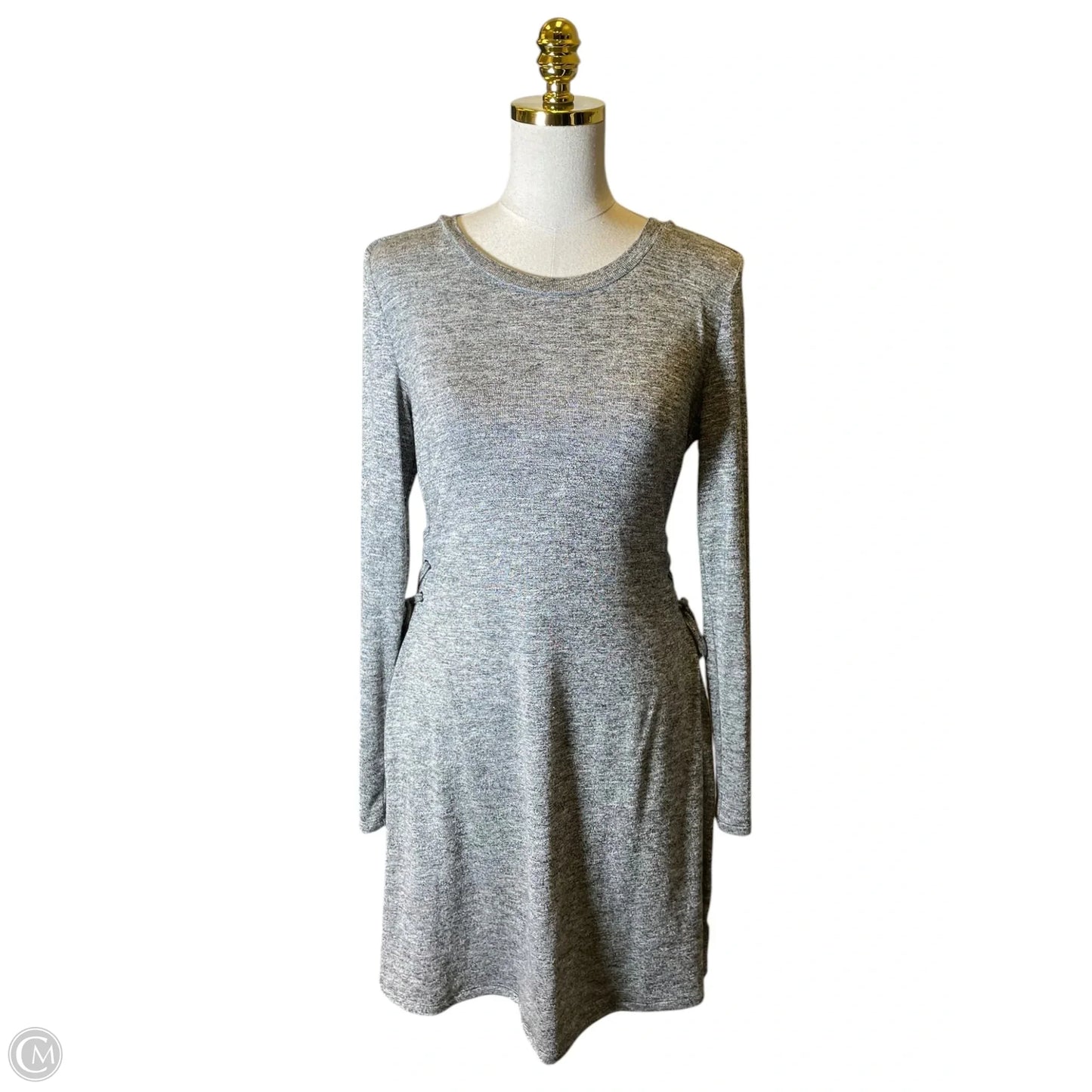 Dress Casual Midi By Alya In Grey, Size: S