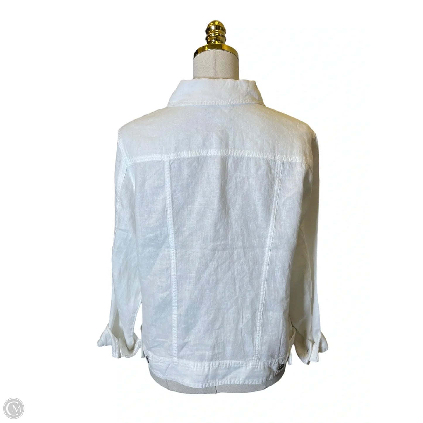 Jacket Other By Jones And Co In White, Size: L