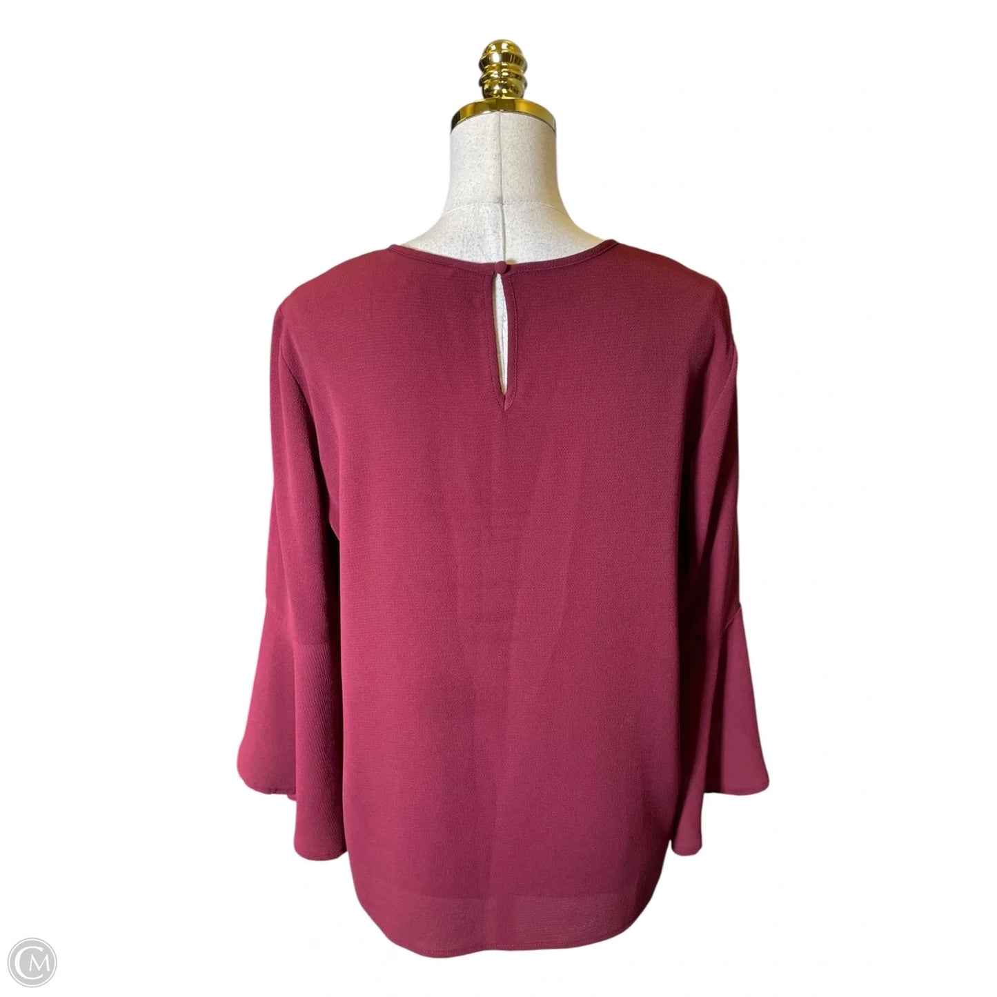Top Long Sleeve By 41 Hawthorn In Maroon, Size: L
