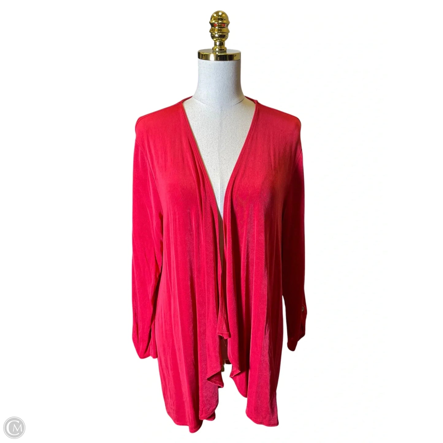Cardigan By Chicos In Red, Size: Xl
