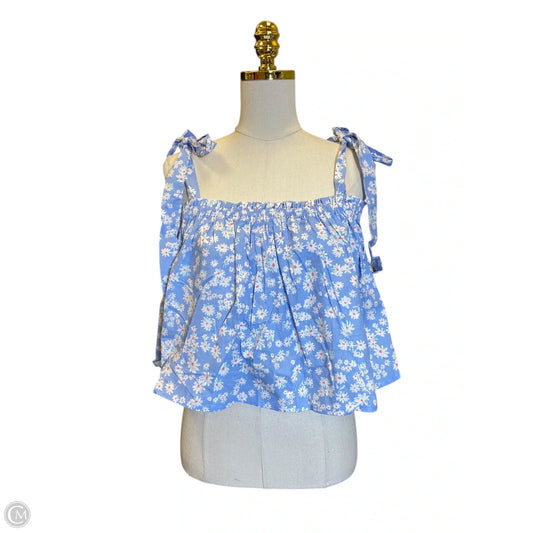 Top Sleeveless By Idem Ditto In Blue, Size: L