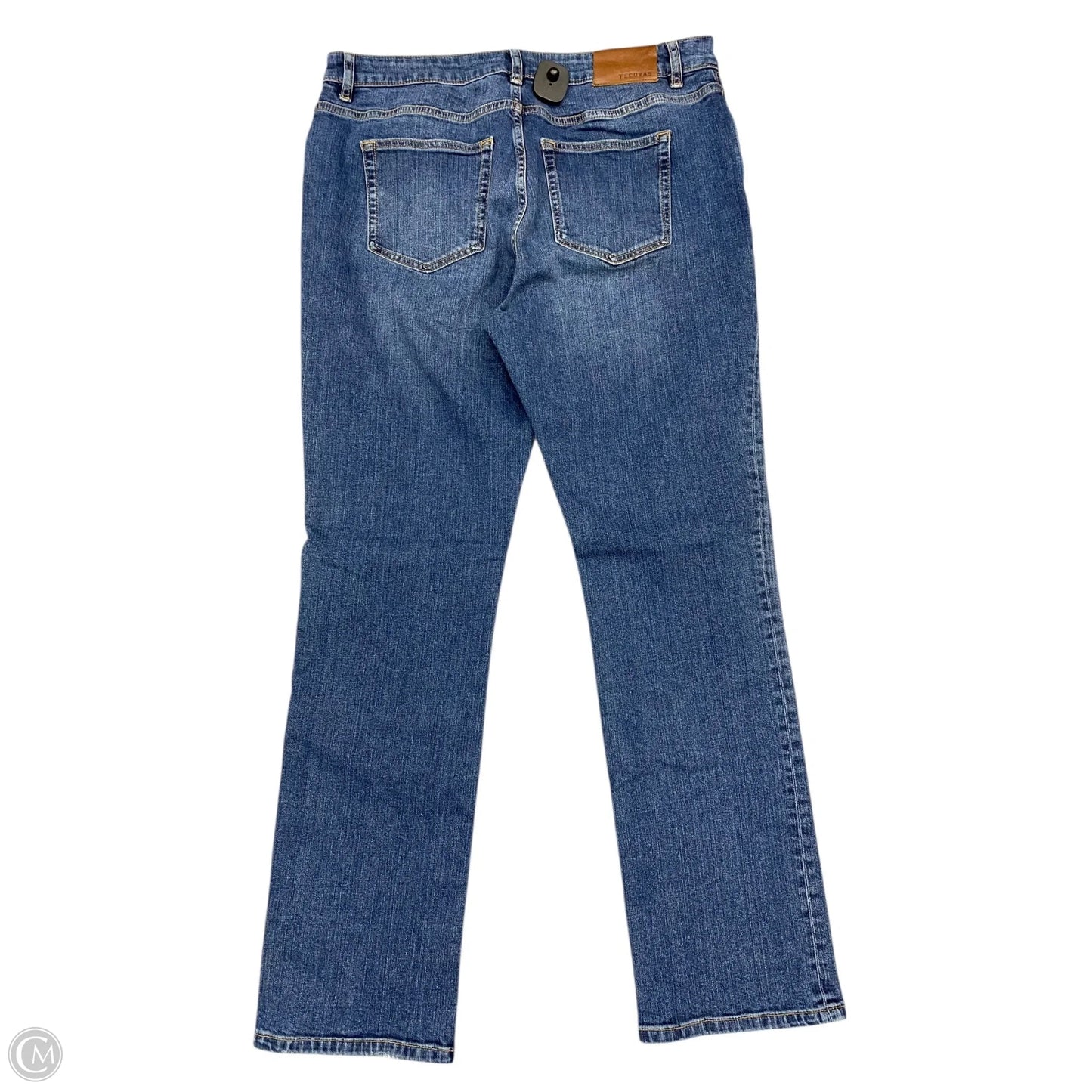 Jeans Straight By Tecovas In Blue Denim, Size: 14
