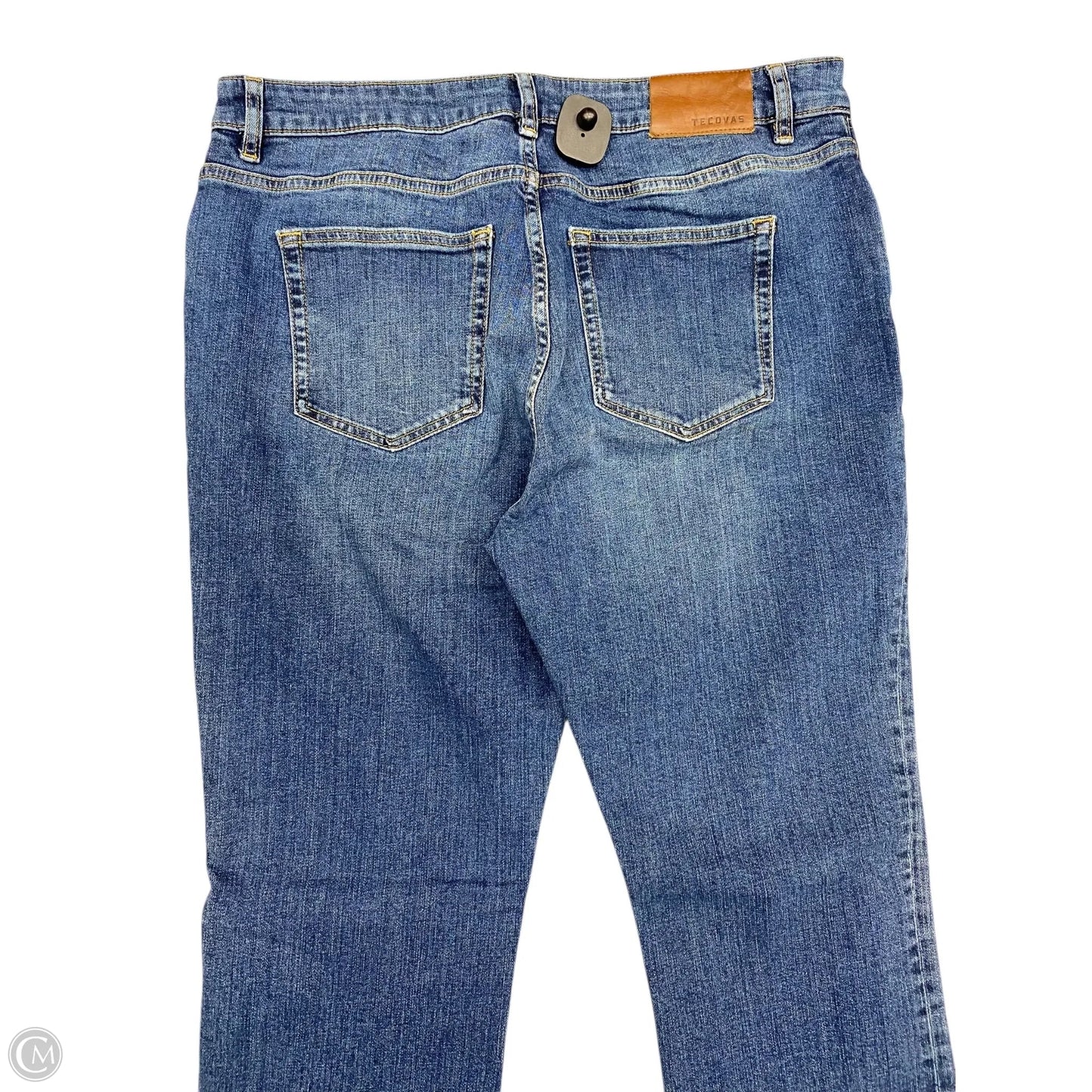 Jeans Straight By Tecovas In Blue Denim, Size: 14