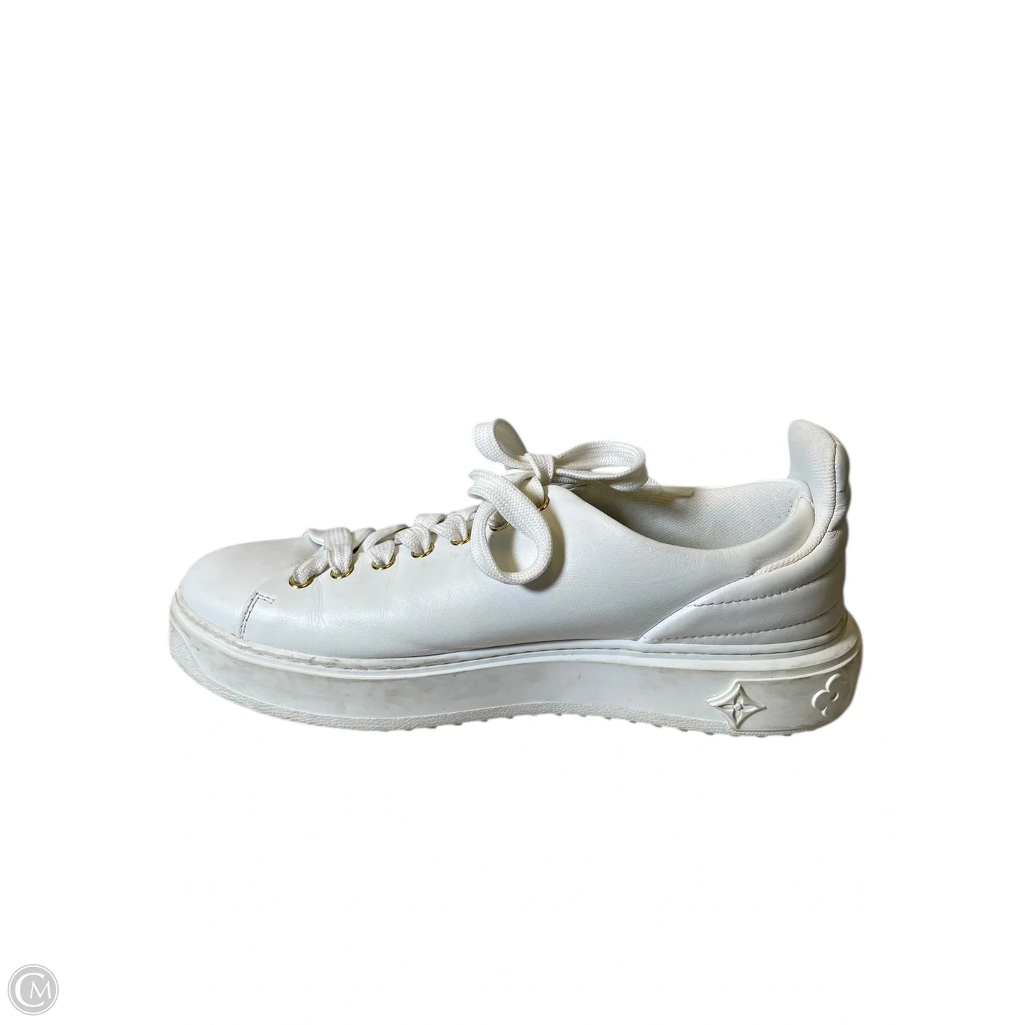 Shoes Luxury Designer By Louis Vuitton In White, Size: 9.5