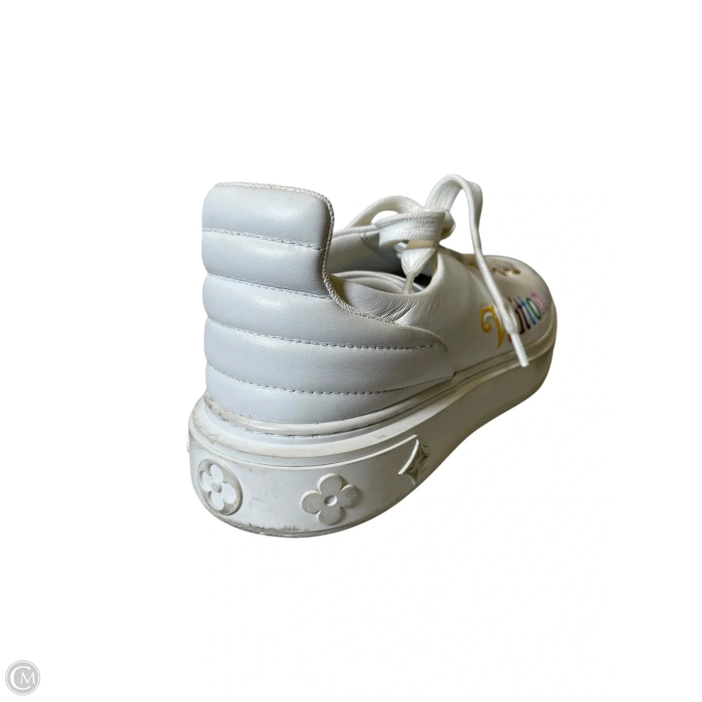 Shoes Luxury Designer By Louis Vuitton In White, Size: 9.5