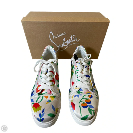 Shoes Luxury Designer By Christian Louboutin In Multi-colored, Size: 9.5