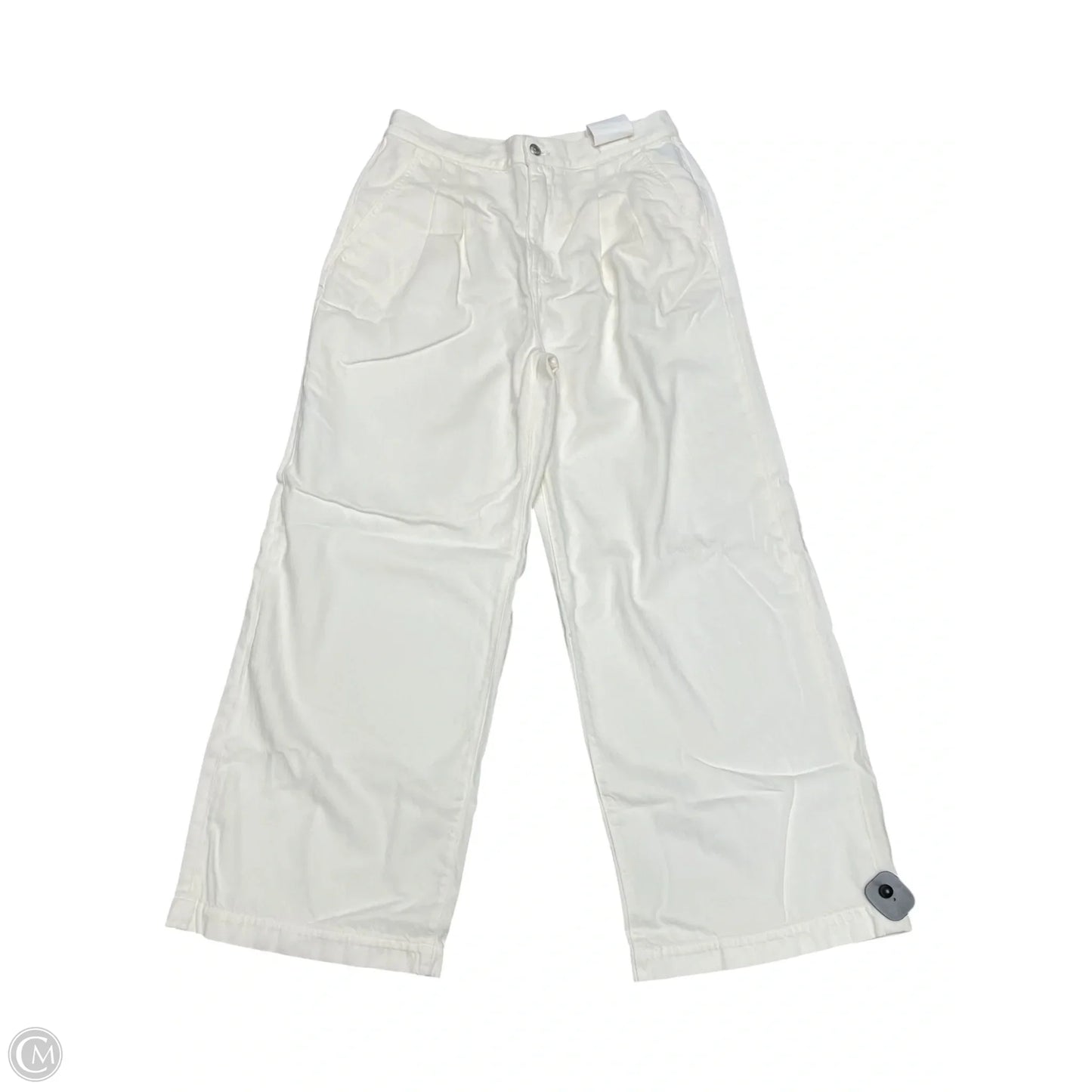 Jeans Wide Leg By Madewell In Cream, Size: 6