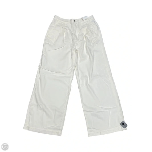 Jeans Wide Leg By Madewell In Cream, Size: 6