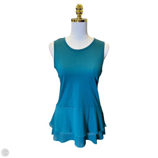 Top Sleeveless Designer By Michael Kors In Teal, Size: S