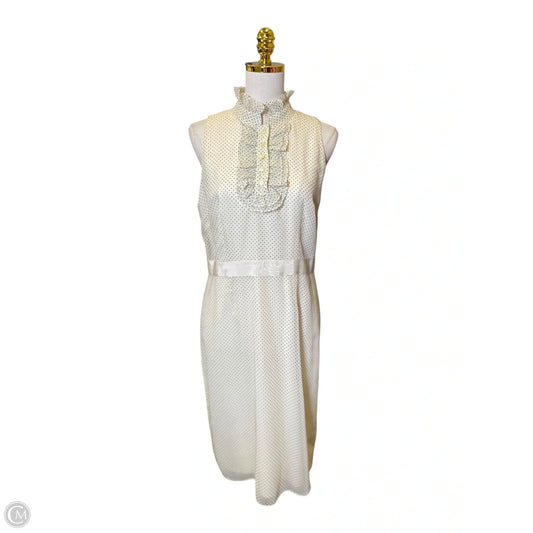 Dress Casual Midi By Isaac Mizrahi In Polkadot Pattern, Size: 12