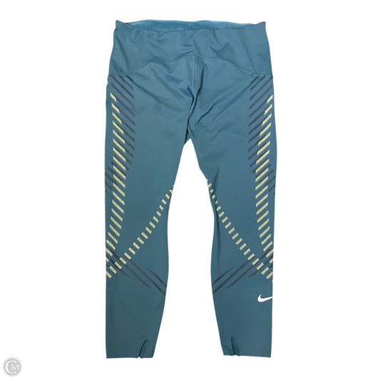 Athletic Leggings By Nike In Multi-colored, Size: Xl