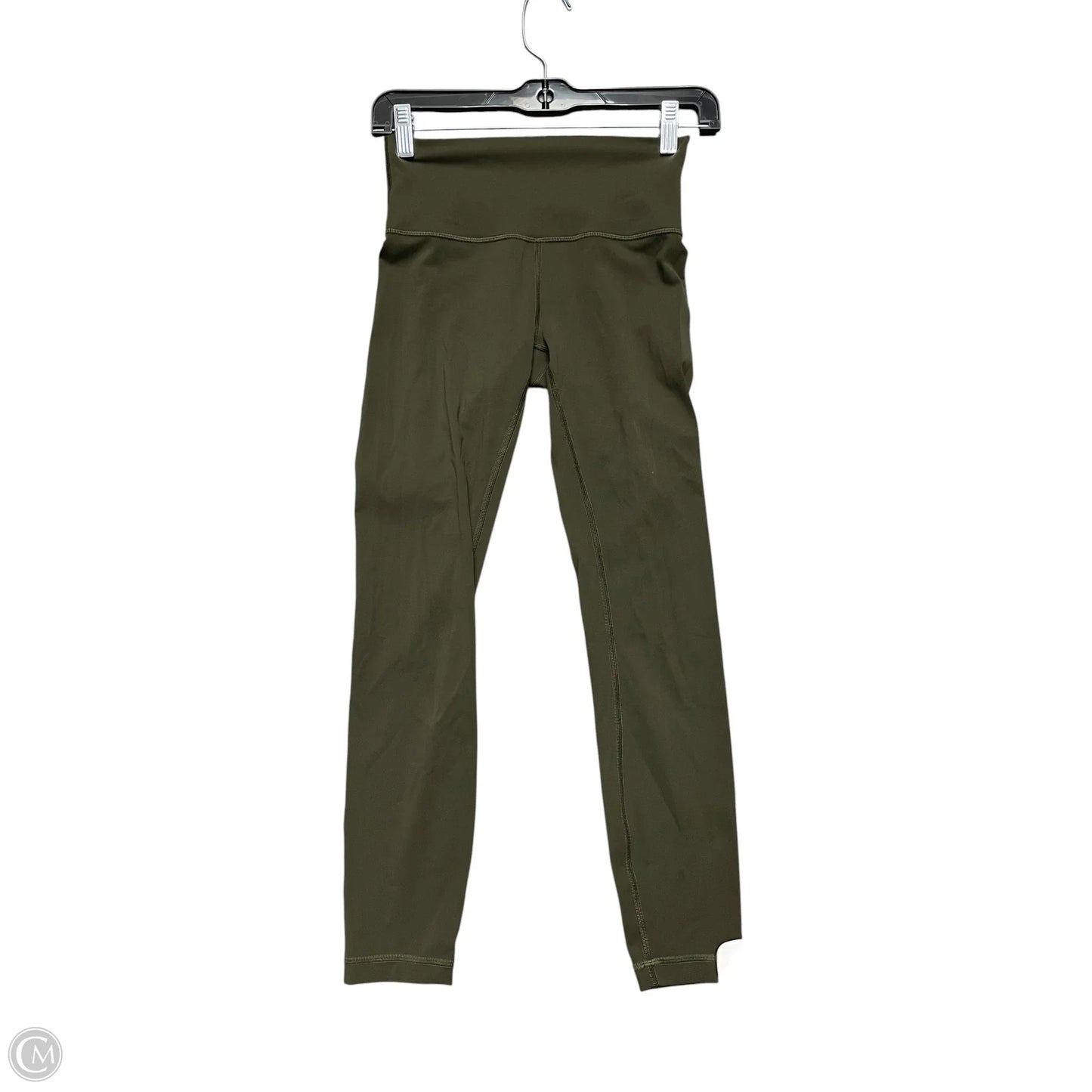 Athletic Leggings By Lululemon In Green, Size: S