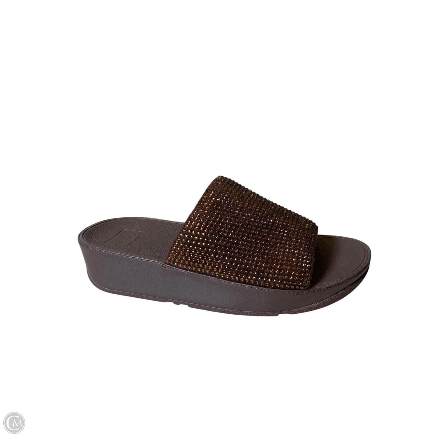 Sandals Heels Platform By Fitflop In Brown, Size: 8