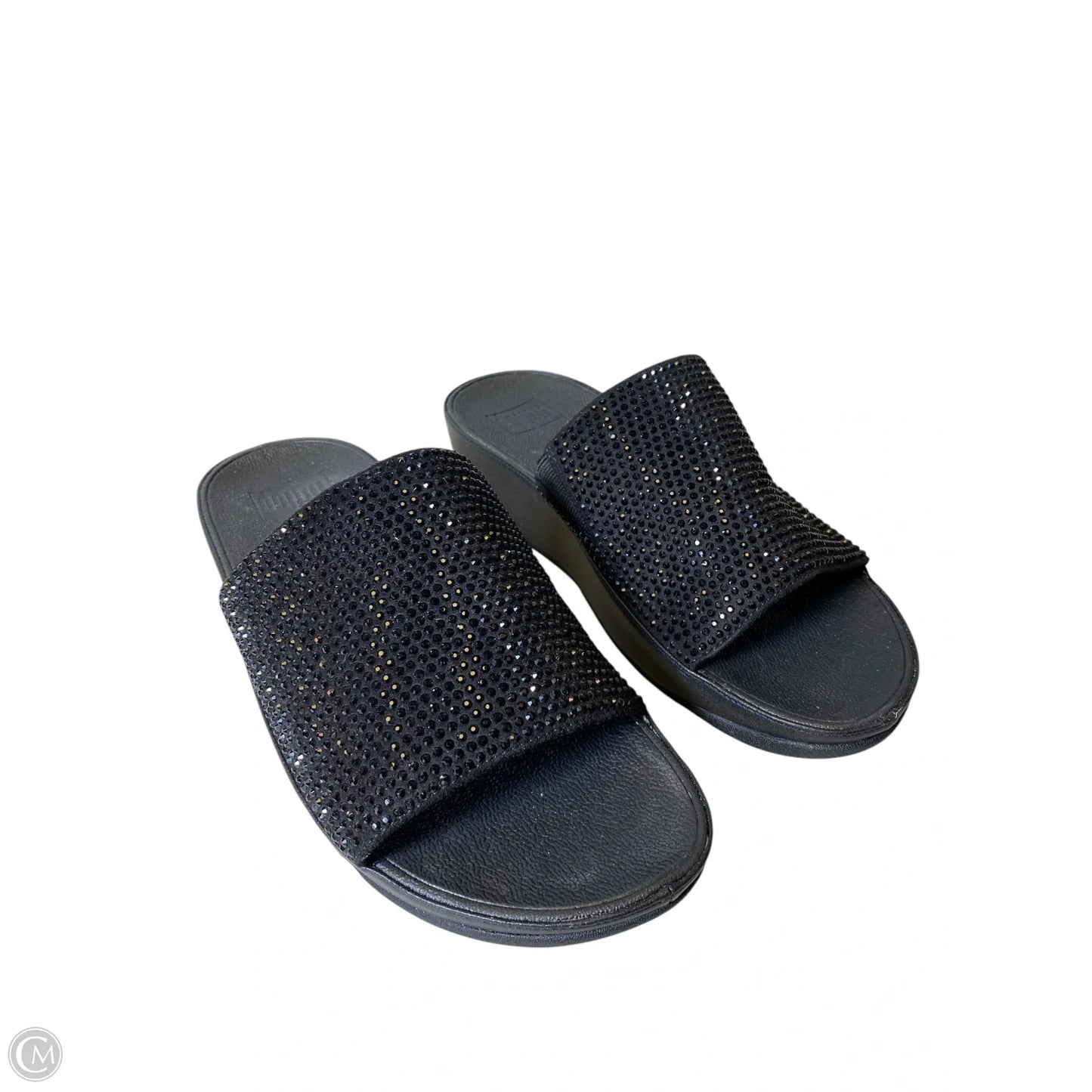 Sandals Heels Platform By Fitflop In Black, Size: 8