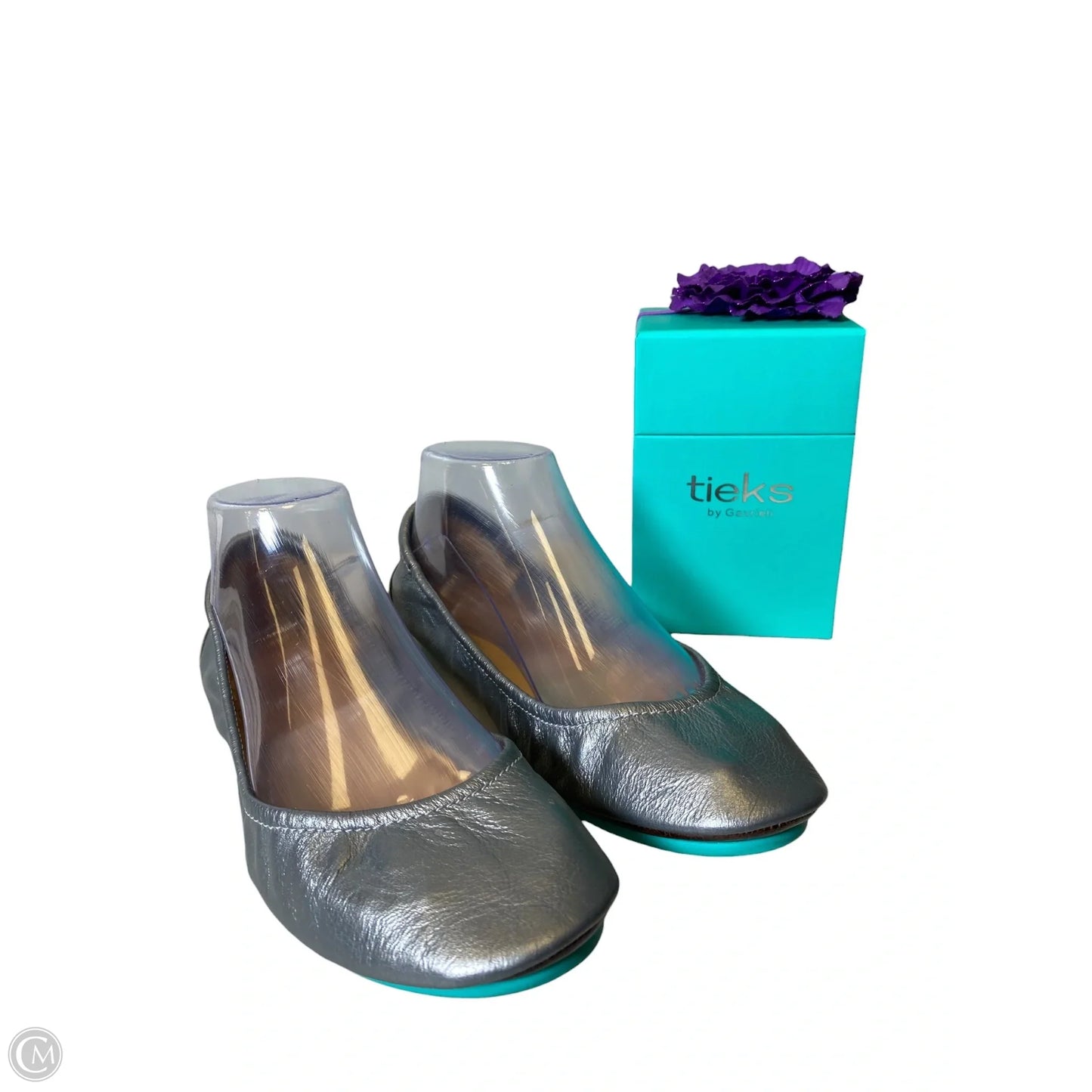 Sandals Flats By Tieks In Silver, Size: 8