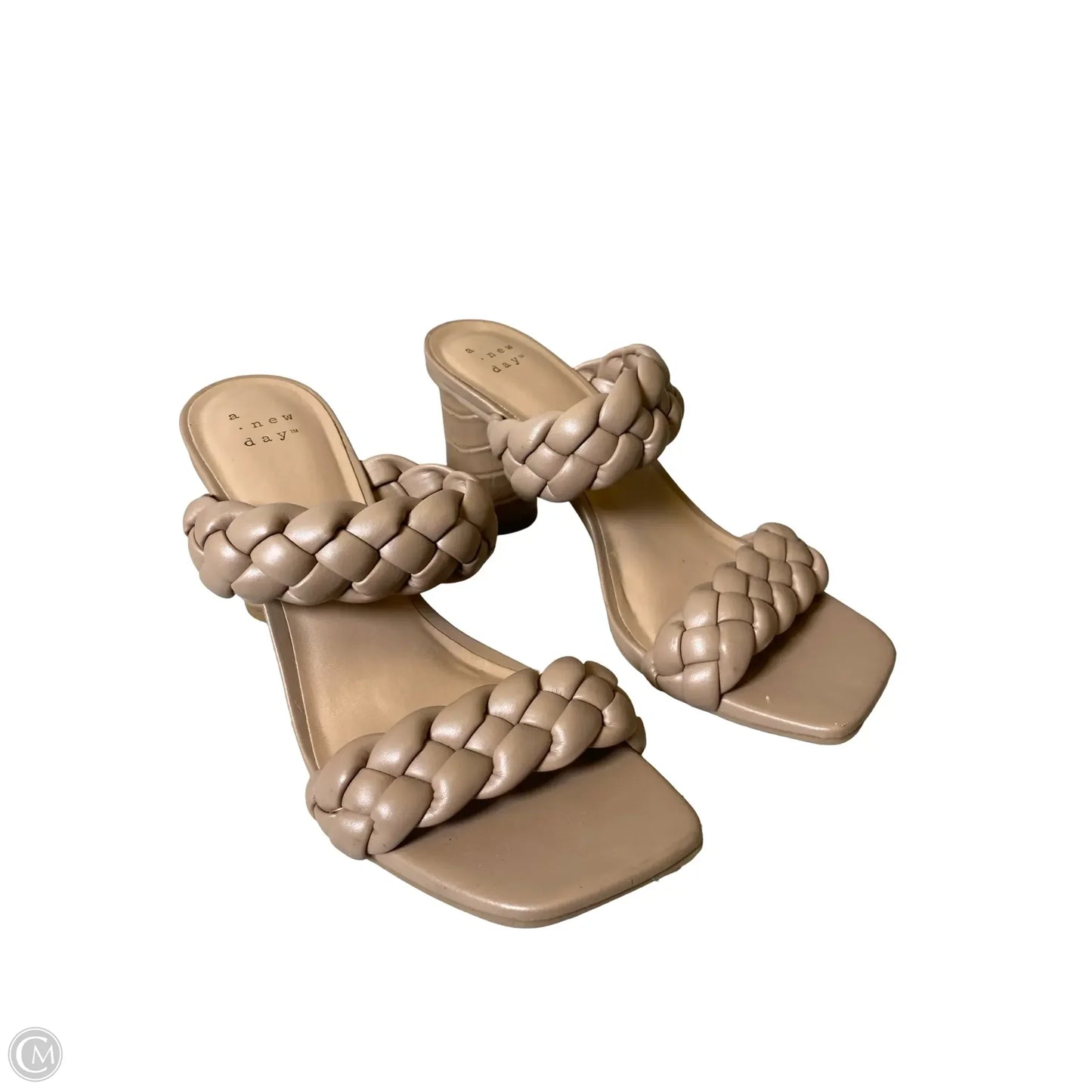 Shoes Heels Block By A New Day In Beige, Size: 6.5