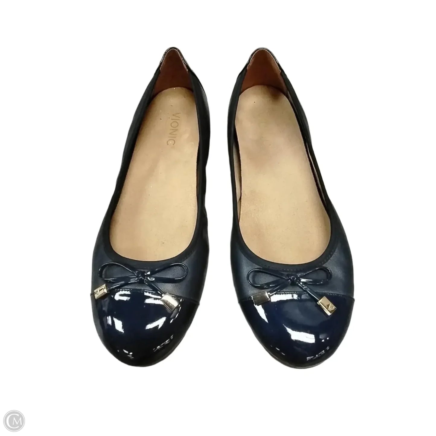 Shoes Flats By Vionic In Navy, Size: 10.5
