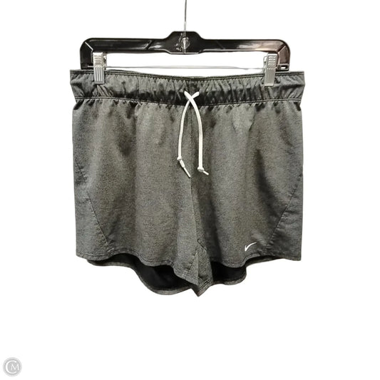 Athletic Shorts By Nike In Grey, Size: M